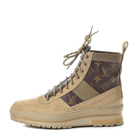 louis vuitton harlem boots|louis vuitton platform boots.